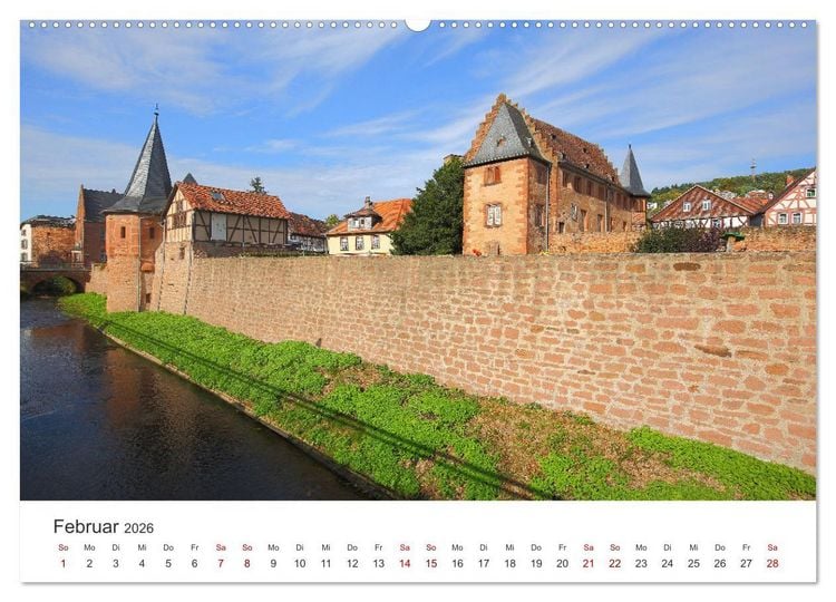 Produktbild: B&uuml;dingen - historische Stadt (hochwertiger Premium Wandkalender 2026 DIN A2 quer), Kunstdruck in Hochglanz