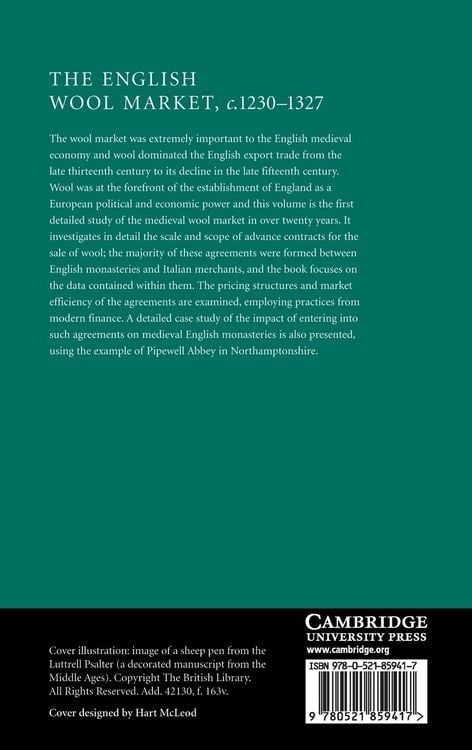 Produktbild: The English Wool Market, c.1230-1327