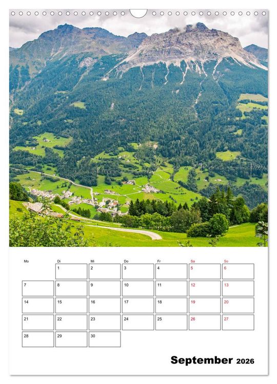 Produktbild: Rh&auml;tische Bahn - aussichtsreiches Bahnerlebnis (Wandkalender 2026 DIN A3 hoch), CALVENDO Monatskalender