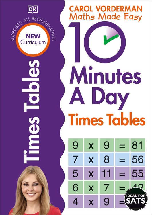 Produktbild: 10 Minutes A Day Times Tables, Ages 9-11 (Key Stage 2)