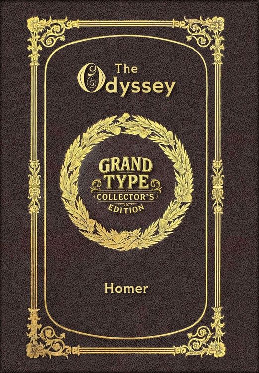Produktbild: Large Print - The Odyssey - Grand Type Collector's Edition - Matte Hardcover with Dust Jacket