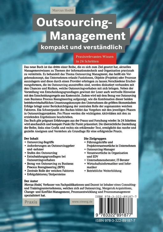 Produktbild: Outsourcing-Management kompakt und verst&auml;ndlich