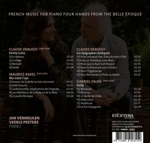 Produktbild: French music for piano four hands from the Belle '