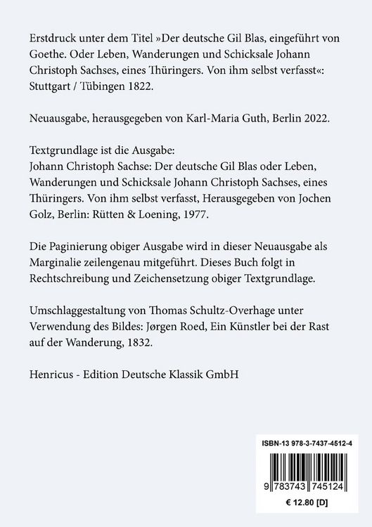 Produktbild: Der deutsche Gil Blas