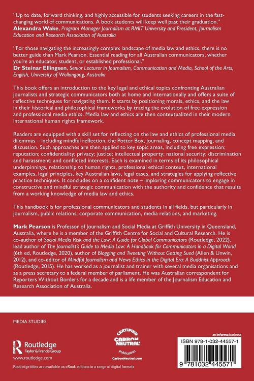 Produktbild: The Communicator's Guide to Media Law and Ethics