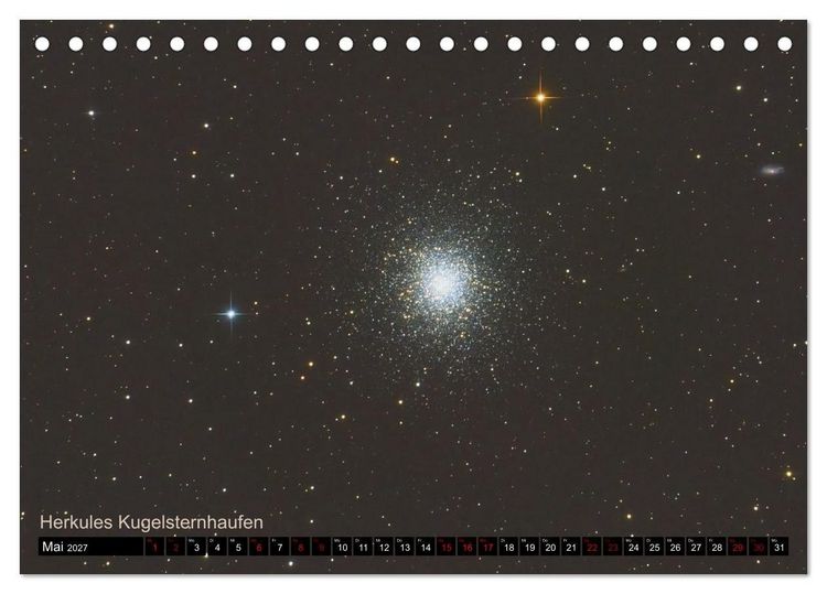 Produktbild: Deep Sky Kalender (Tischkalender 2027 DIN A5 quer), CALVENDO Monatskalender