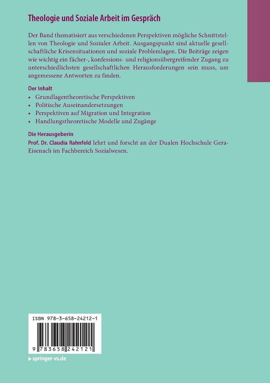 Produktbild: Theologie und Soziale Arbeit im Gespr&auml;ch