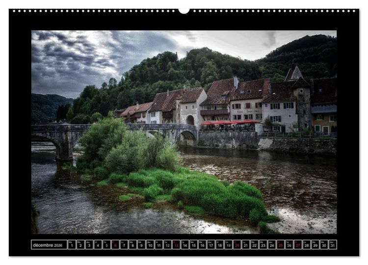 Produktbild: Paysages suisses (Calendrier mural 2026 DIN A2 vertical) calendrier de bureau