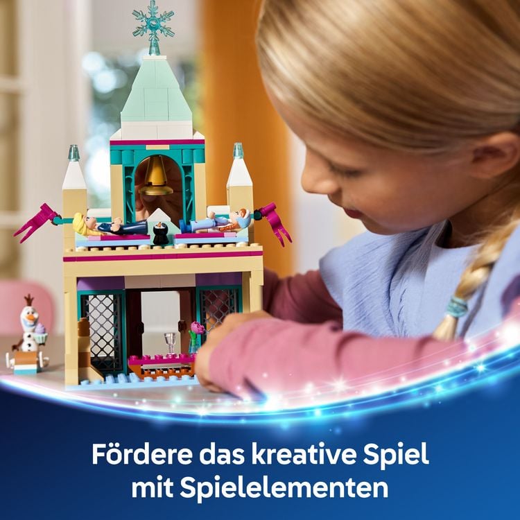 Produktbild: LEGO ǀ Disney 43265 Frozen Das Arendelle Schloss, Spielzeug mit Elsa