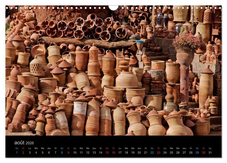 Produktbild: COULEURS DU MAROC (Calendrier mural 2026 DIN A3 vertical), CALVENDO calendrier mensuel