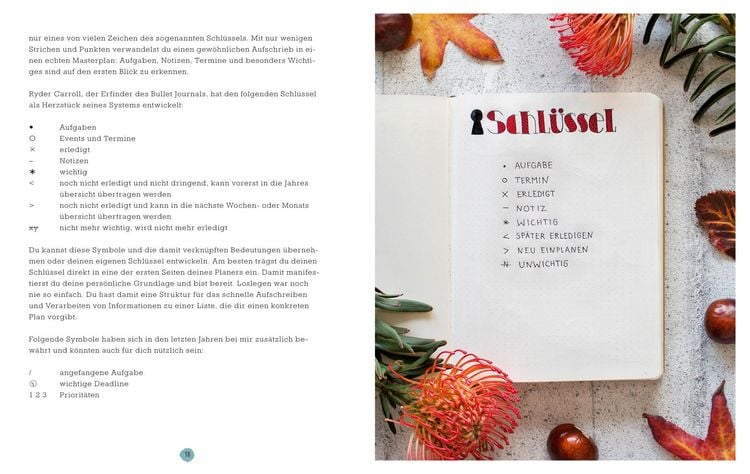 Gestalte dein Journal mit der Bullet-Methode