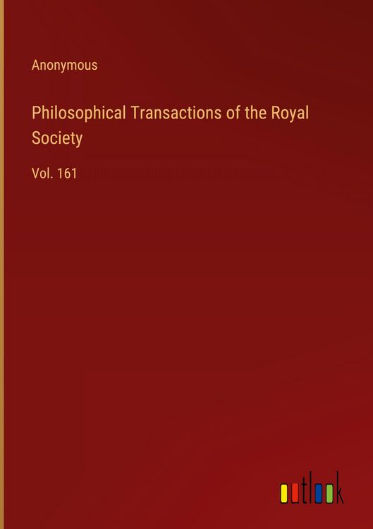 Produktbild: Philosophical Transactions of the Royal Society