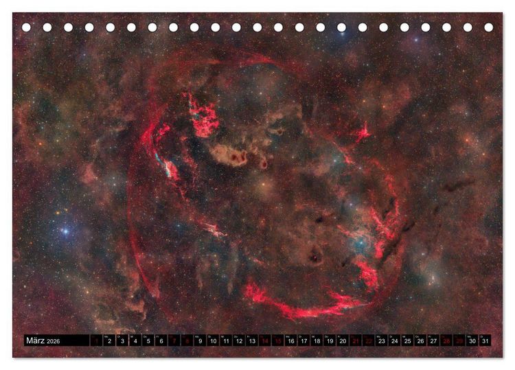Produktbild: Deepsky XVIII (Tischkalender 2026 DIN A5 quer), CALVENDO Monatskalender