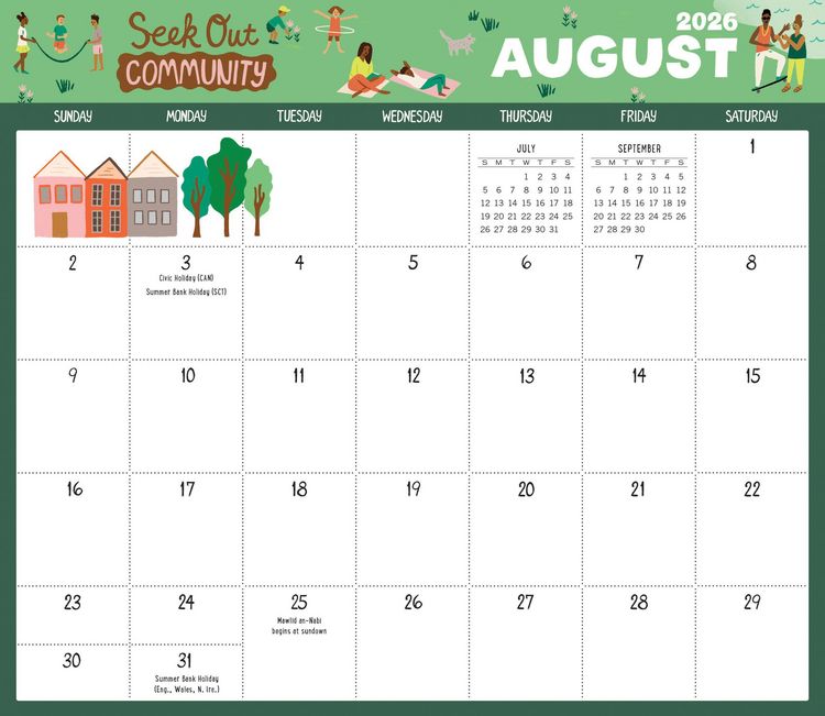 Produktbild: Dream Big Dreams Magnetic Wall Calendar 2026