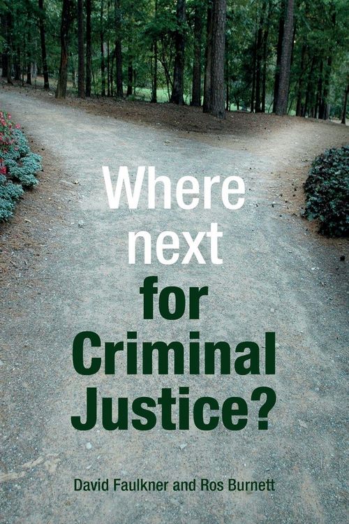 Produktbild: Where next for criminal justice?