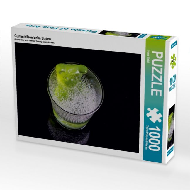 Produktbild: CALVENDO Puzzle Gummib&auml;ren beim Baden | 1000 Teile Lege-Gr&ouml;&szlig;e 64x48cm Foto-Puzzle f&uuml;r gl&uuml;ckliche Stunden