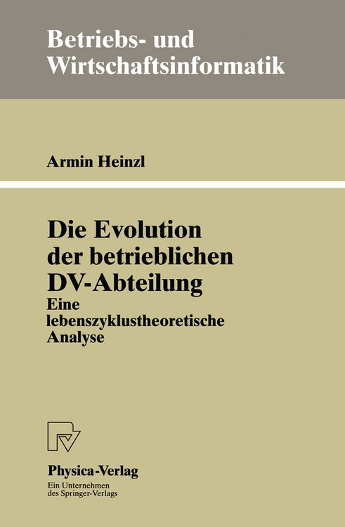 Produktbild: Die Evolution der betrieblichen DV-Abteilung