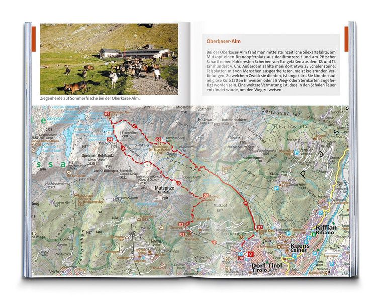 Produktbild: KOMPASS Wanderf&uuml;hrer S&uuml;dtiroler H&uuml;ttenwanderungen, 36 Touren mit Extra-Tourenkarte