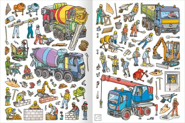 Produktbild: Mein Stickerheft Baustelle