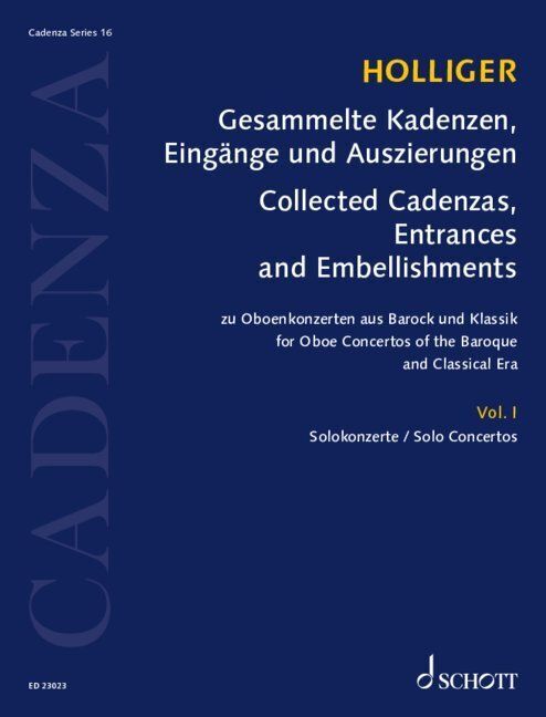 Produktbild: Gesammelte Kadenzen, Eing&auml;nge und Auszierungen