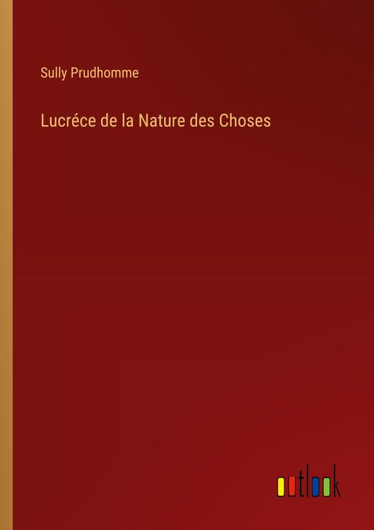 Produktbild: Lucr&eacute;ce de la Nature des Choses