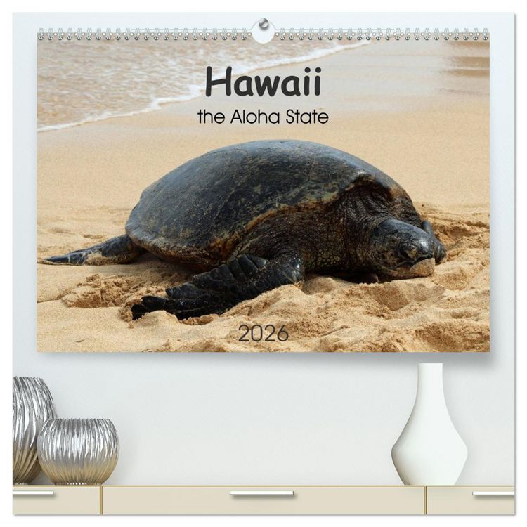 Produktbild: Hawaii the Aloha State (hochwertiger Premium Wandkalender 2026 DIN A2 quer), Kunstdruck in Hochglanz