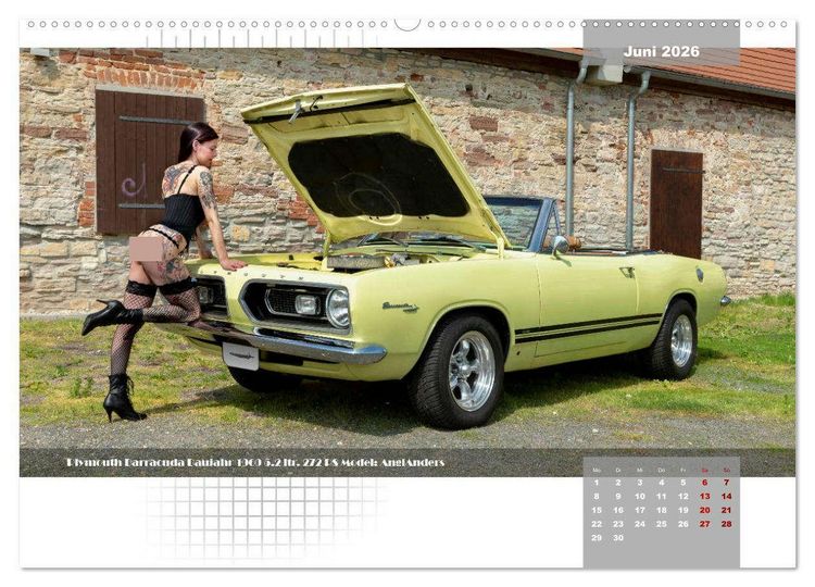 Produktbild: US-Car Classic's (Wandkalender 2026 DIN A2 quer), CALVENDO Monatskalender