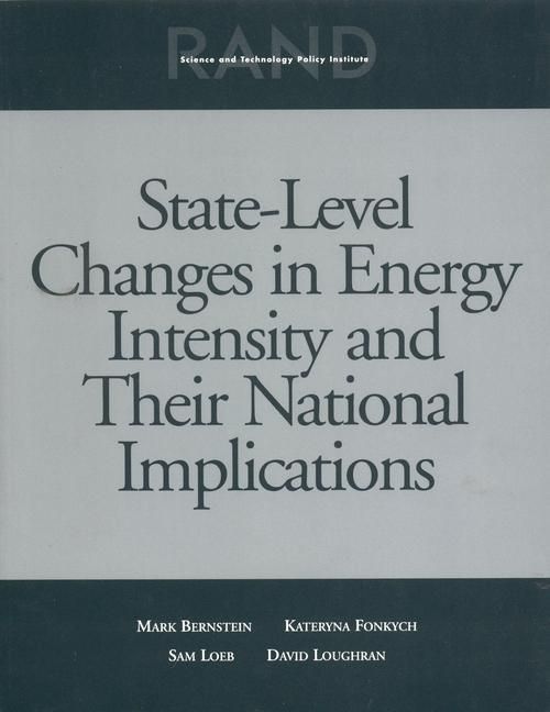 Produktbild: State Level Changes Energy Intensity & National Implications