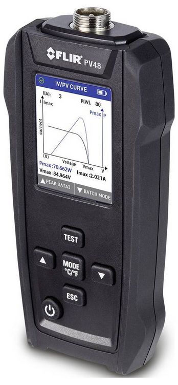 Produktbild: FLIR Solarpanel-Tester und I-V-Kennlinien-Tracer mit Temperaturmessungen PV48 Solar-Panel-Tester