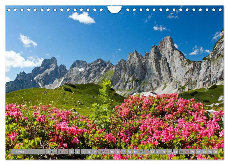 Produktbild: Die Bischofsm&uuml;tze im sch&ouml;nen Salzburger Land (Wandkalender 2026 DIN A4 quer), CALVENDO Monatskalender