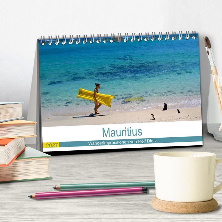 Produktbild: Mauritius - Wanderimpressionen von Rolf Dietz (Tischkalender 2027 DIN A5 quer), CALVENDO Monatskalender