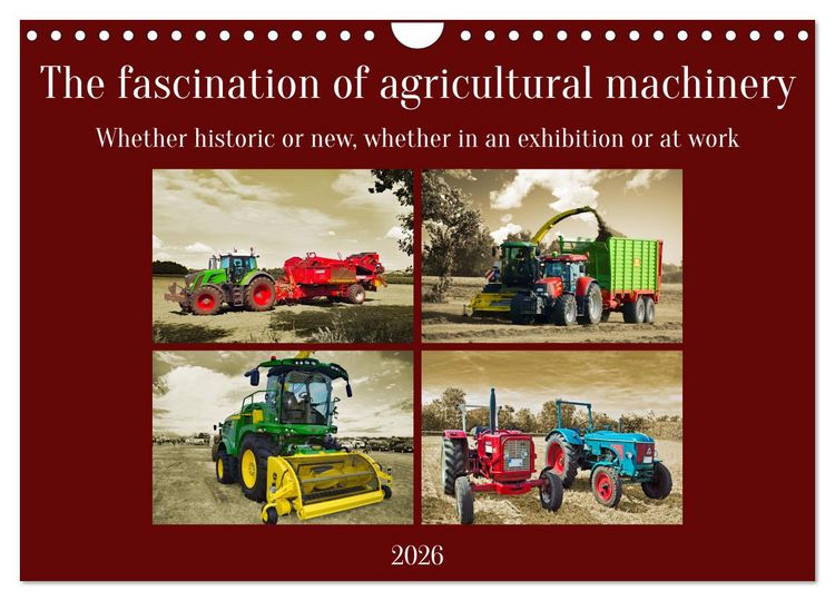 Produktbild: The fascination of agricultural machinery (Wall Calendar 2026 DIN A4 landscape), CALVENDO 12 Month Wall Calendar