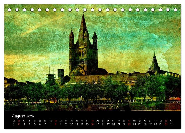 Produktbild: K&ouml;ln (Tischkalender 2026 DIN A5 quer), CALVENDO Monatskalender