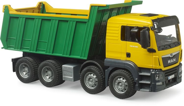 Produktbild: Bruder LKW Modell MAN TGS Muldenkipper Fertigmodell LKW Modell