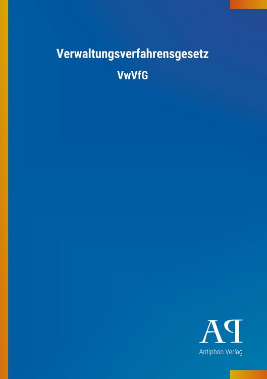 Produktbild: Verwaltungsverfahrensgesetz