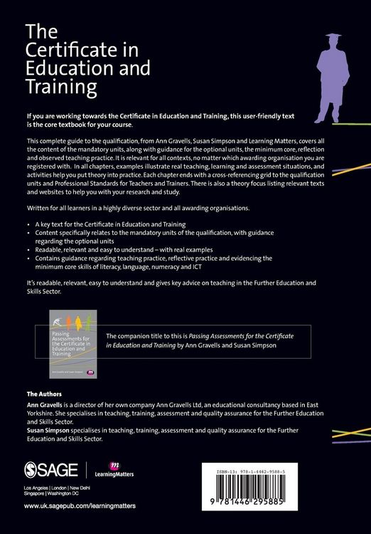 Produktbild: The Certificate in Education and Training