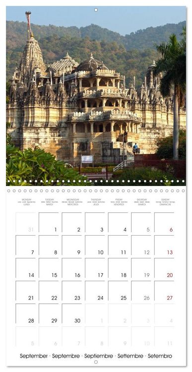 Produktbild: COLOURS OF INDIA (Wall Calendar 2026 12 &times; 12 Inch) CALVENDO 12 Month Wall Calendar