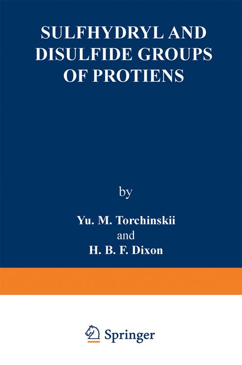 Produktbild: Sulfhydryl and Disulfide Groups of Proteins