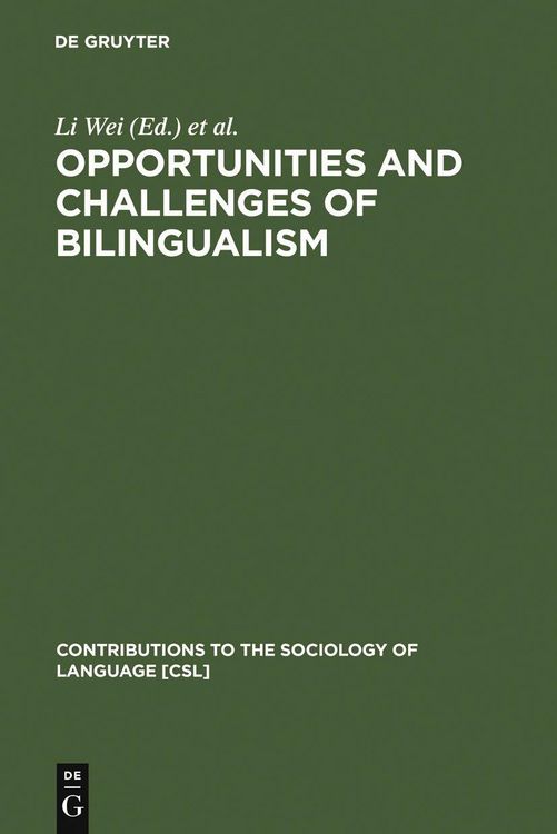 Produktbild: Opportunities and Challenges of Bilingualism