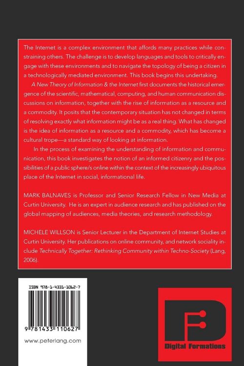 Produktbild: A New Theory of Information & the Internet