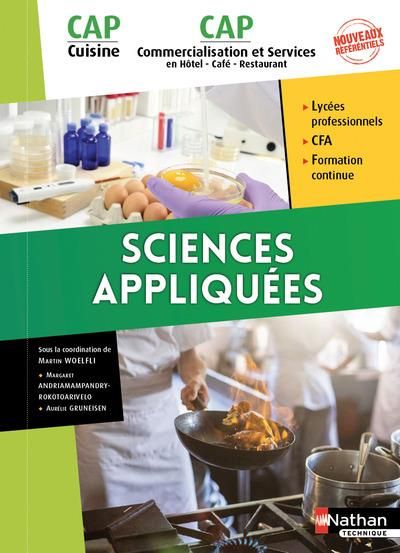 Produktbild: Sciences Appliquees; Cap Cuisine, Cap Commercialisation et Services