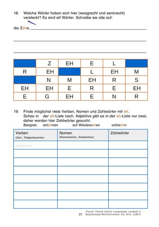 Produktbild: Langvokale