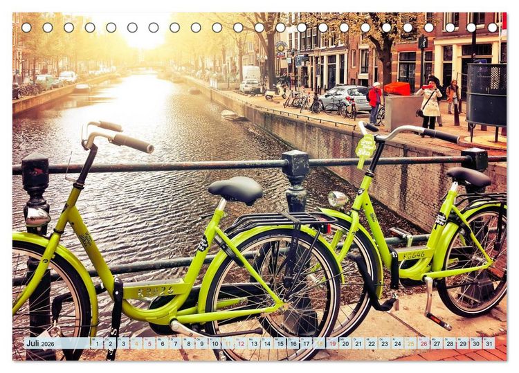 Produktbild: Stadtfahrrad (Tischkalender 2026 DIN A5 quer), CALVENDO Monatskalender