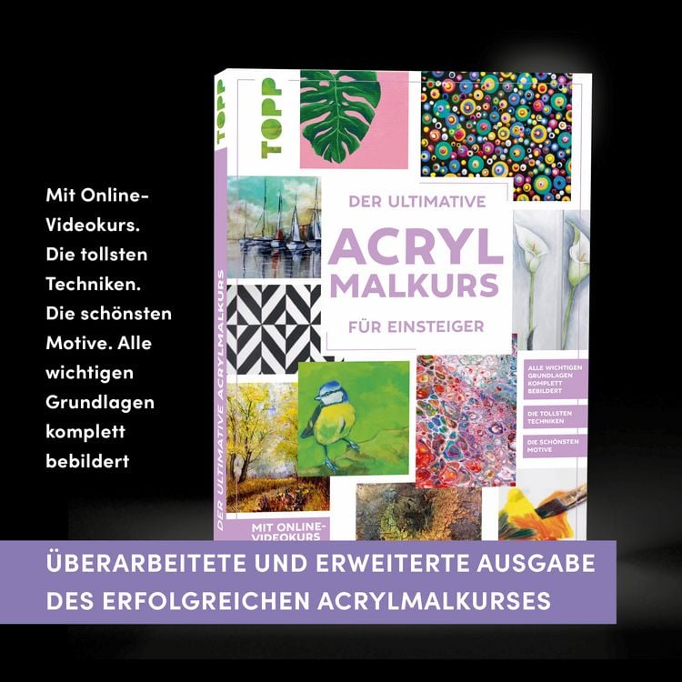 Produktbild: Der ultimative ACRYLMALKURS f&uuml;r Einsteiger
