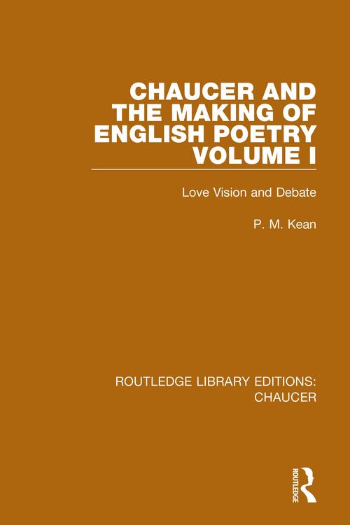 Produktbild: Chaucer and the Making of English Poetry, Volume 1