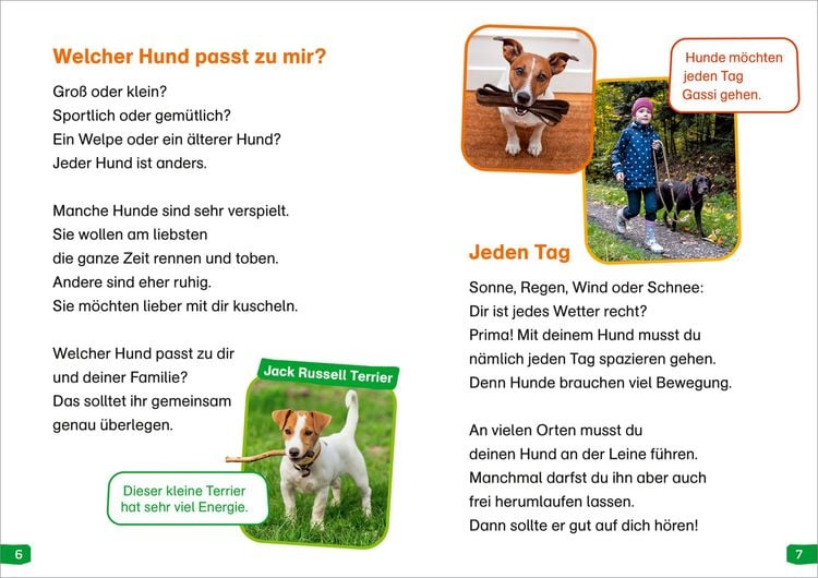 Produktbild: WAS IST WAS Erstes Lesen easy! Band 9. Hunde - meine Lieblingstiere