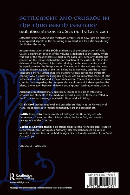 Produktbild: Settlement and Crusade in the Thirteenth Century