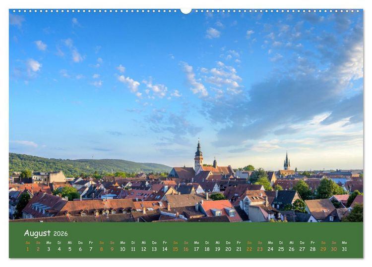 Produktbild: Durlach, das Stadtbild in 12 Impressionen (hochwertiger Premium Wandkalender 2026 DIN A2 quer), Kunstdruck in Hochglanz