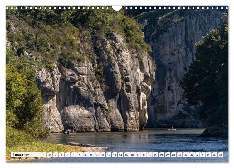 Produktbild: Kelheim, Weltenburg und der Donaudurchbruch (Wandkalender 2026 DIN A3 quer), CALVENDO Monatskalender