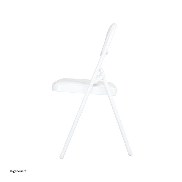 Produktbild: HTI-Living Klappstuhl Kunstleder Gestell Wei&szlig; 6er-Set Klappstuhl Kunstleder Gestell Wei&szlig; 6er-Set